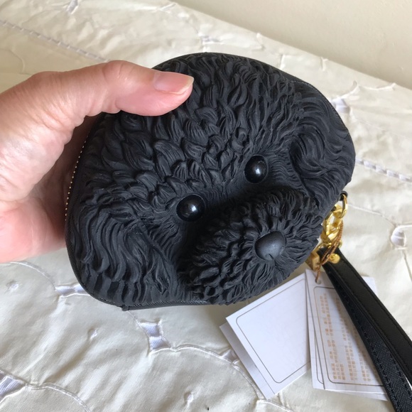 Adamo 3D Bag Originals Black Poodle Wristlet Bag Unique Realistic Clutch Bag - Picture 7 of 17